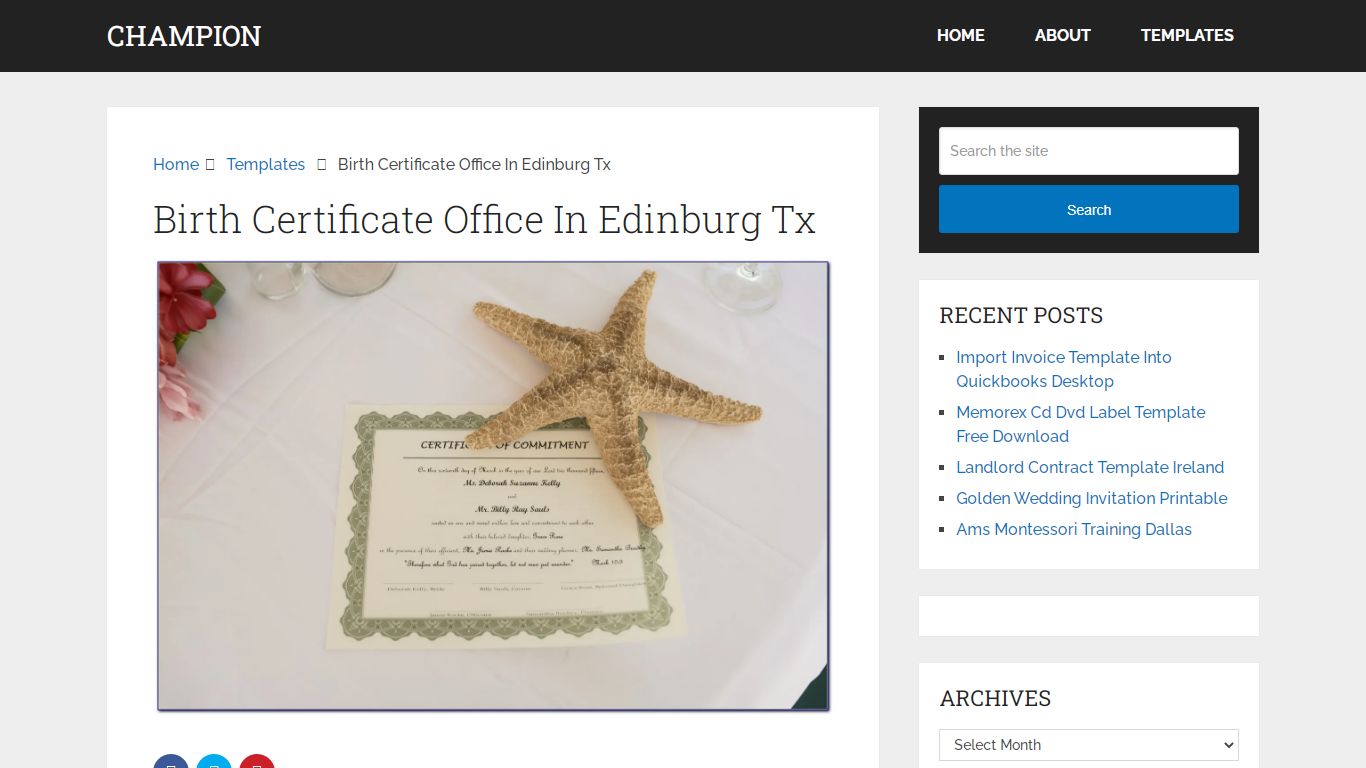 Birth Certificate Office In Edinburg Tx | champion